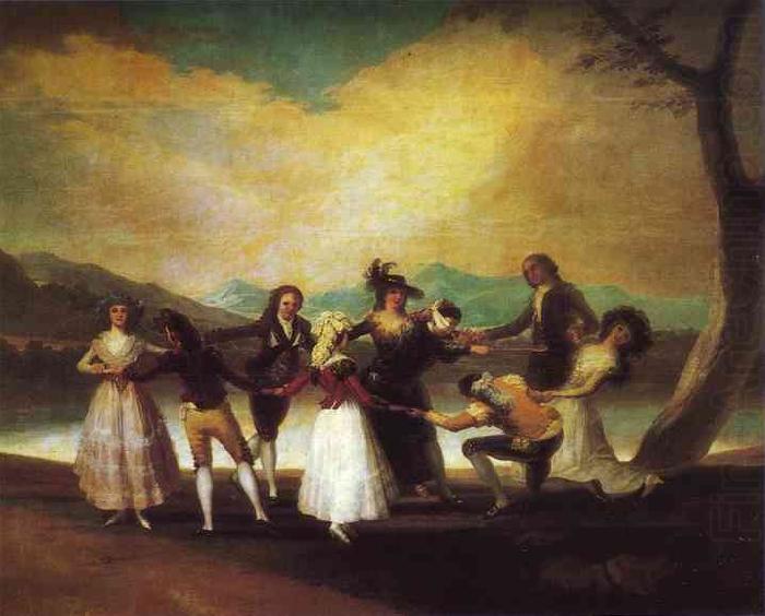 Blind Man's Buff, Francisco Jose de Goya